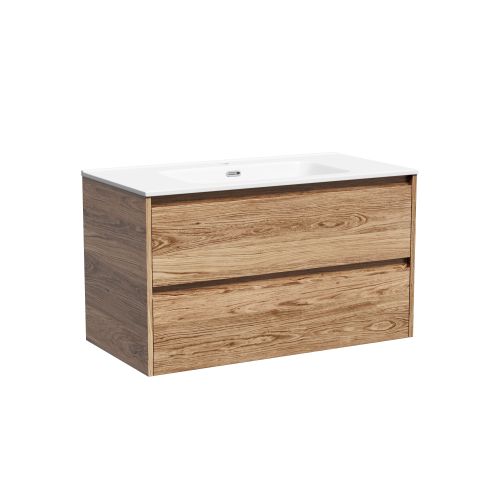 Тумба под раковину Sancos Libra LB90ECH 90х50 подвесная цвет коричневый